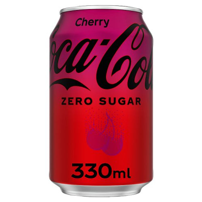 Coke Zero Cherry Can 330ml