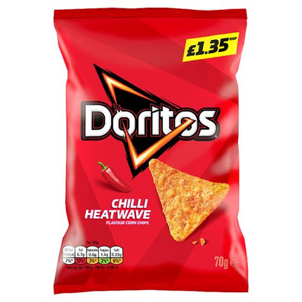 Doritos Chilli Heatwave £1.35 70g