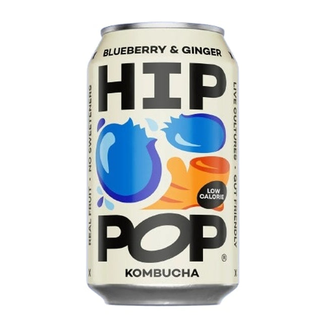 Hip Pop Kombucha Blueberry & Ginger 330ml