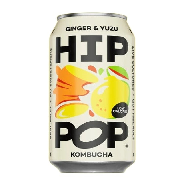 Hip Pop Kombucha Ginger & Yuzu 330ml