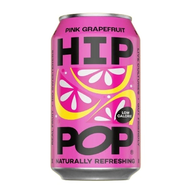 Hip Pop Living Soda Pink Grapefruit 330ml