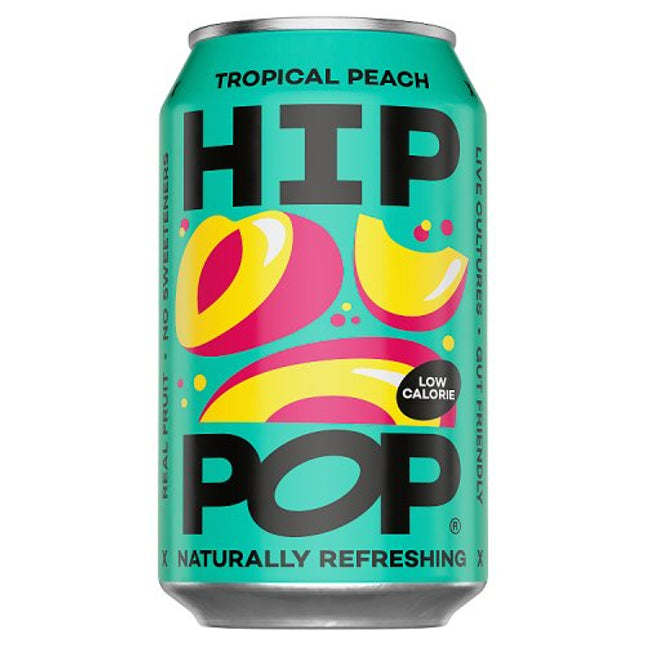 Hip Pop Living Soda Tropical Peach 330ml