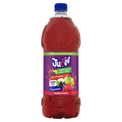 Jucee No Added Sugar Mixed Fruit Cordial 1.5L