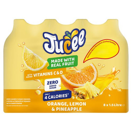 Jucee No Added Sugar Orange, Lemon & Pineapple 1.5L £1.59