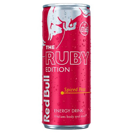 Red Bull Ruby Edition Winter Spiced Pear 250ml £1.65