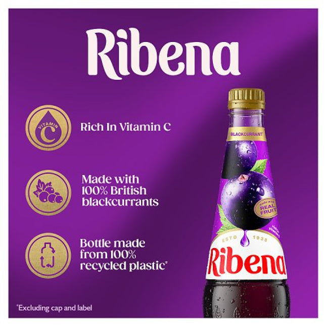 Ribena Blackcurrant Cordial 850ml