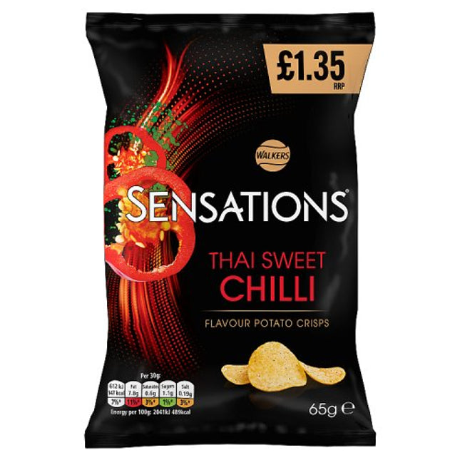 Walkers Sensations Thai Sweet Chilli £1.35 65g