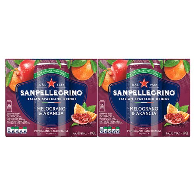 San Pellegrino Pomegranate & Orange 6x330ml