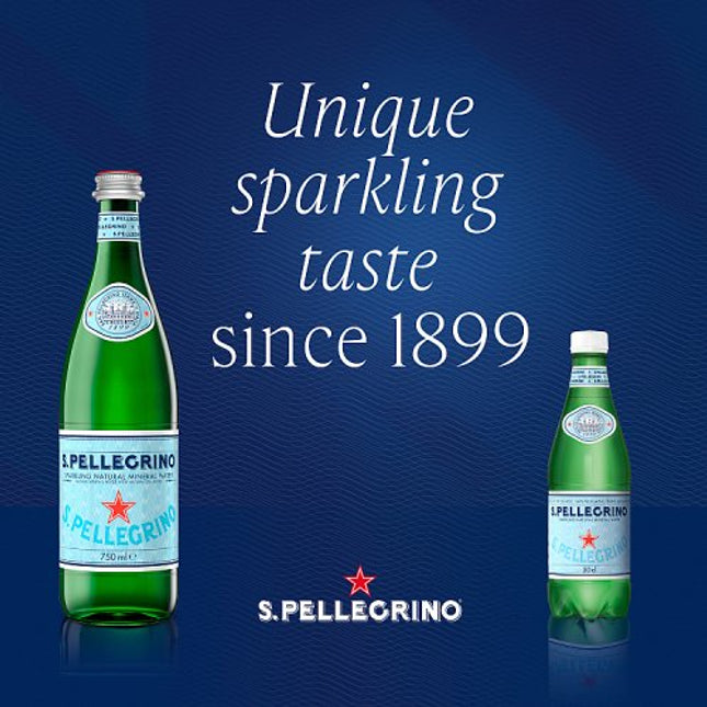 San Pellegrino Sparkling Water 24x500ml Glass