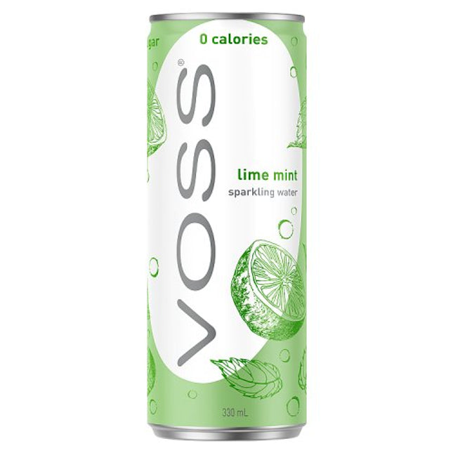 Voss Lime & Mint 10pk 330ml