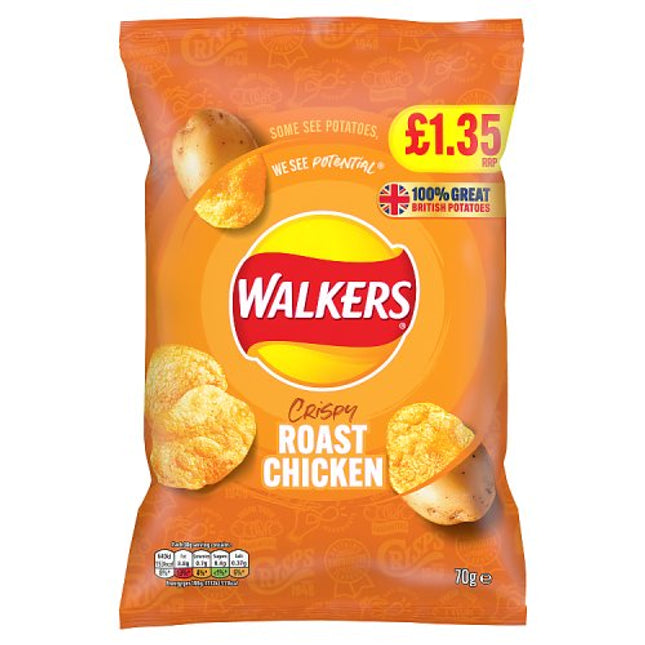 Walkers Roast Chicken 70g £1.35