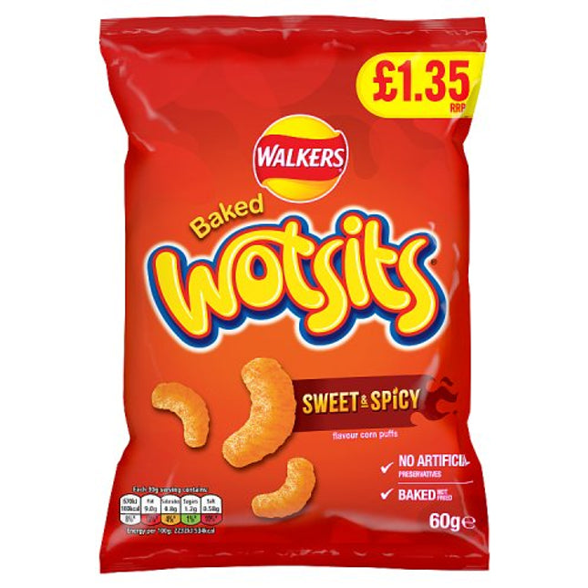 Walkers Wotsits Flamin' Hot 48g £1.35