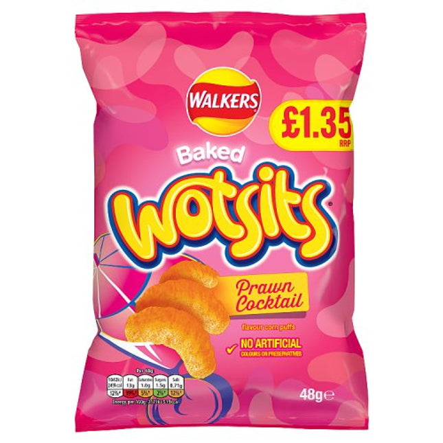 Walkers Wotsits Prawn Cocktail 48g £1.35