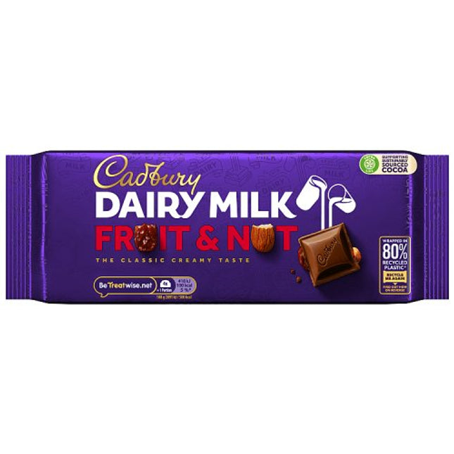 Cadbury Dairy Milk Fruit & Nut Block 180g