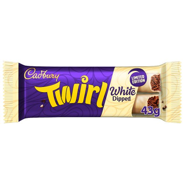 Cadbury Twirl White Dipped 43g