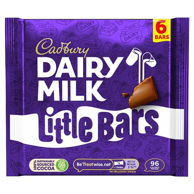 Cadbury Dairy Milk Little Bars 6x108g