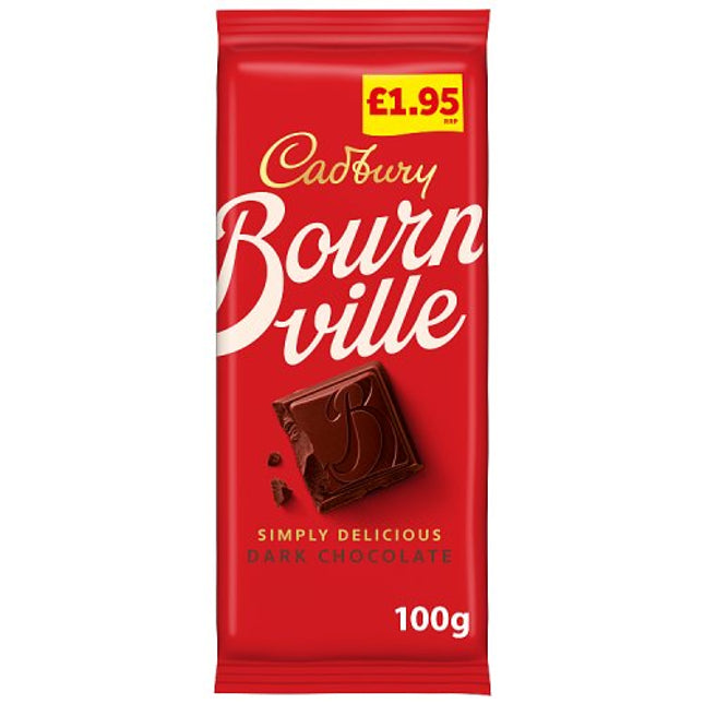 Cadbury Bournville Classic Dark Chocolate Bar 100g £1.95