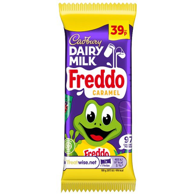 Cadbury Dairy Milk Freddo Caramel Chocoalate Bar 19.5g PMP 39p