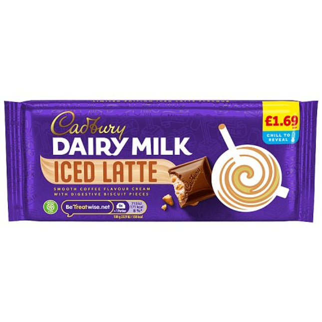 WIGIG Cadbury Dairy Milk Iced Latte Chocolate Bar 122.5g £1.69