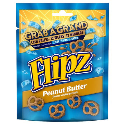 Flipz Peanut Butter Coated Pretzels 90g