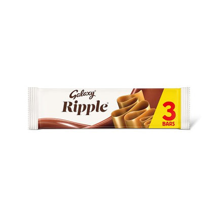 Galaxy Ripple Milk Chocolate Snack Bars Multipack 3x30g