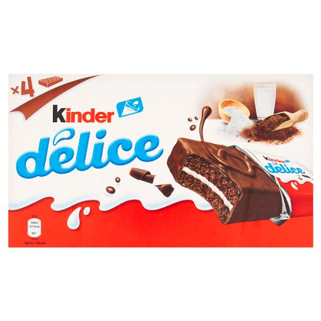Kinder Delice Cake Bar 4 Pack 39g