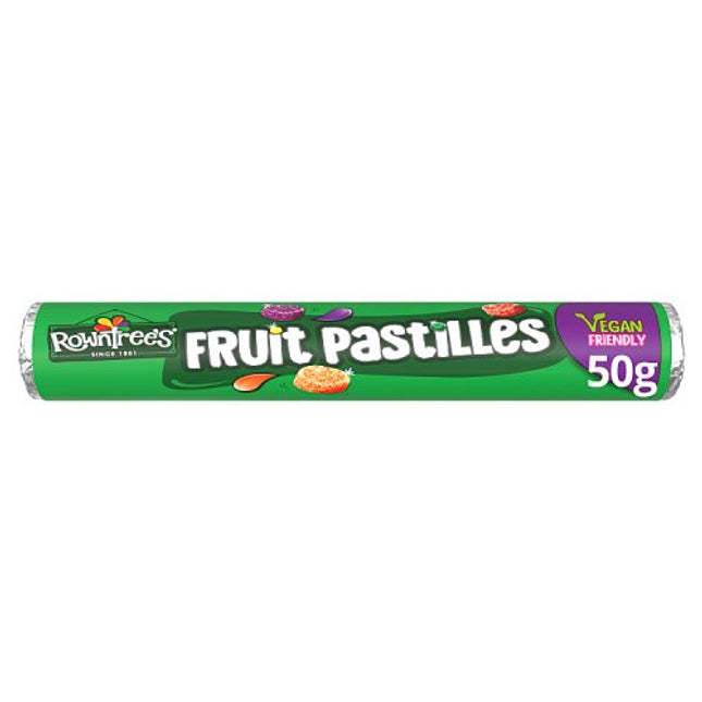 Rowntrees Fruit Pastille Vegan Tube 48g
