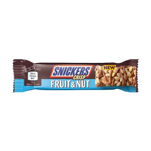 Snickers Crisp Fruit & Nut Single 40g