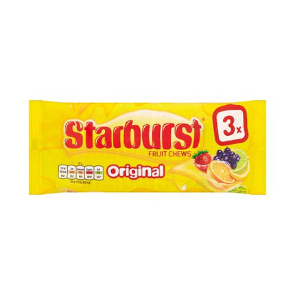 Starburst Original Fruit Chews Sweets 3 Pack 135g