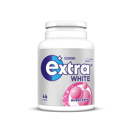 Extra Bubblemint Sugar Free Chewing Gum Bottle 46 Pieces