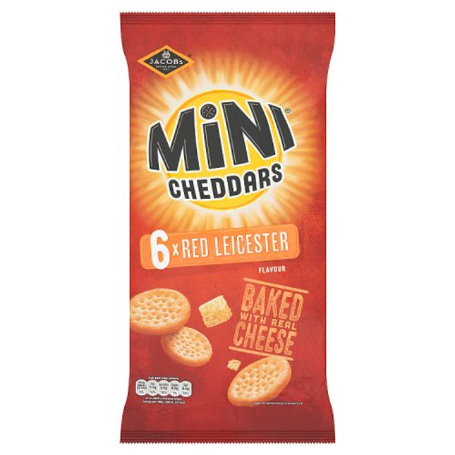 Mini Cheddars Red Leicester 6x23g