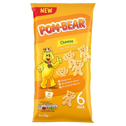 Pom Bear Cheese 6pk 6x13g