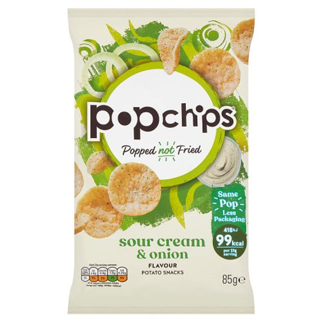 Popchips Sour Cream & Onion 85g