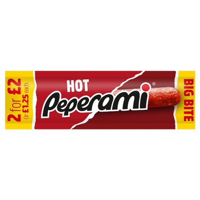 Peperami Hot 28g ÂŁ1.25 (2 for ÂŁ2)