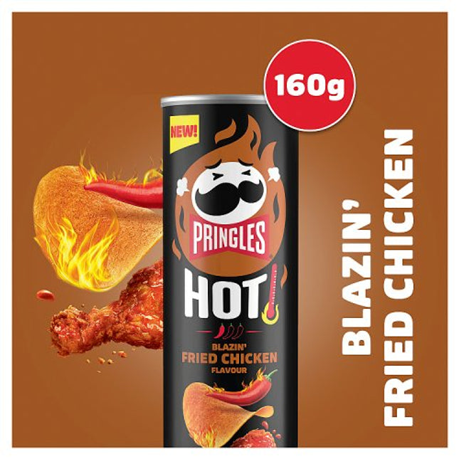 Pringles Hot Blazin Fried Chicken 160g £2.75