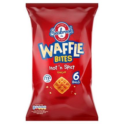 Seabrook Waffle Bites Hot & Spicy 6x16g