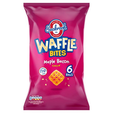Seabrook Waffle Bites Maple Bacon 6x16g