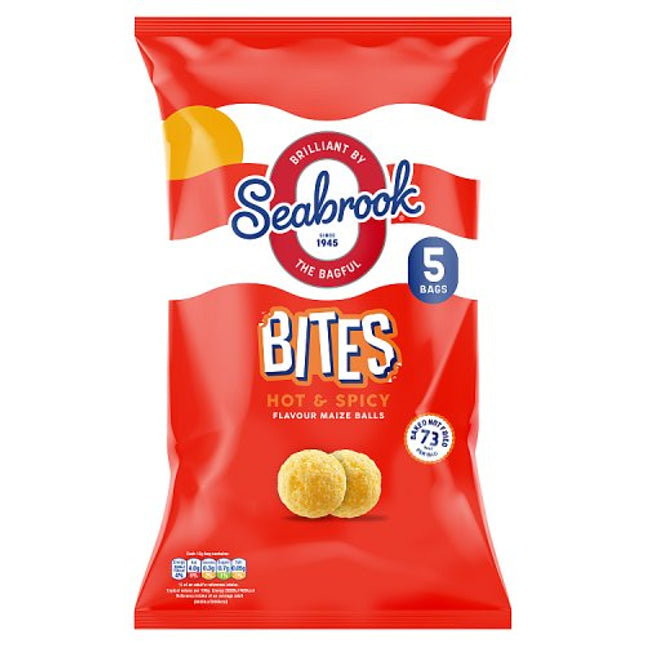 Seabrook Bites Hot & Spicy 5x15g