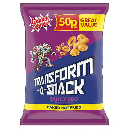 Golden Wonder Transform-A-Snack Saucy BBQ 27g 50p
