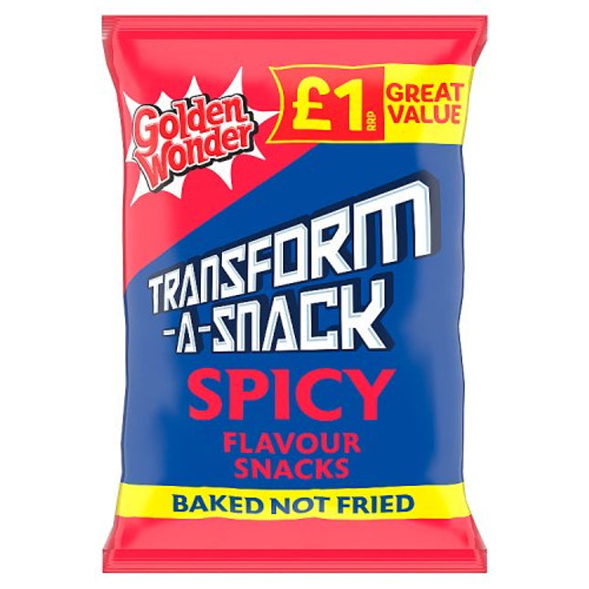 Golden Wonder Transform-A-Snack Spicy 56G PMP £1