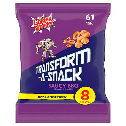 Golden Wonder Transform-A-Snack Saucy BBQ 8x12g