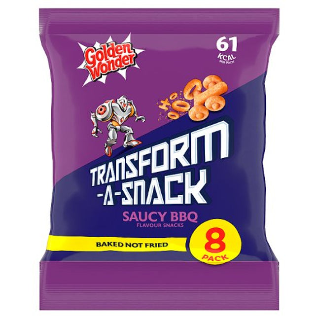 Golden Wonder Transform-A-Snack Saucy BBQ 8x12g