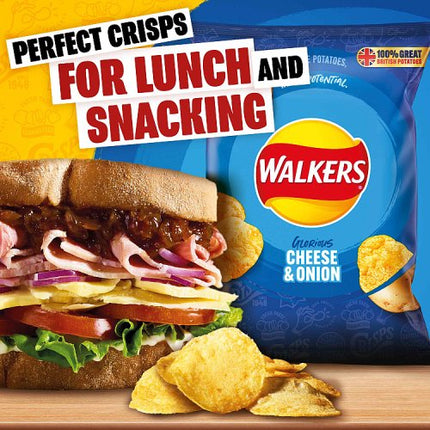 Walkers Cheese & Onion Crisps 32.5g