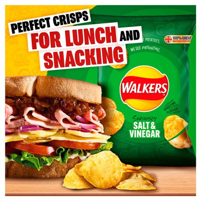 Walkers Salt & Vinegar Crisps 32.5g