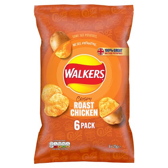 Walkers Roast Chicken 6 Pack