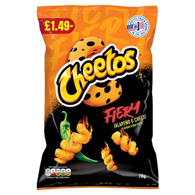 Cheetos Twisted Fiery Jalapeno & Cheese 70g £1.49