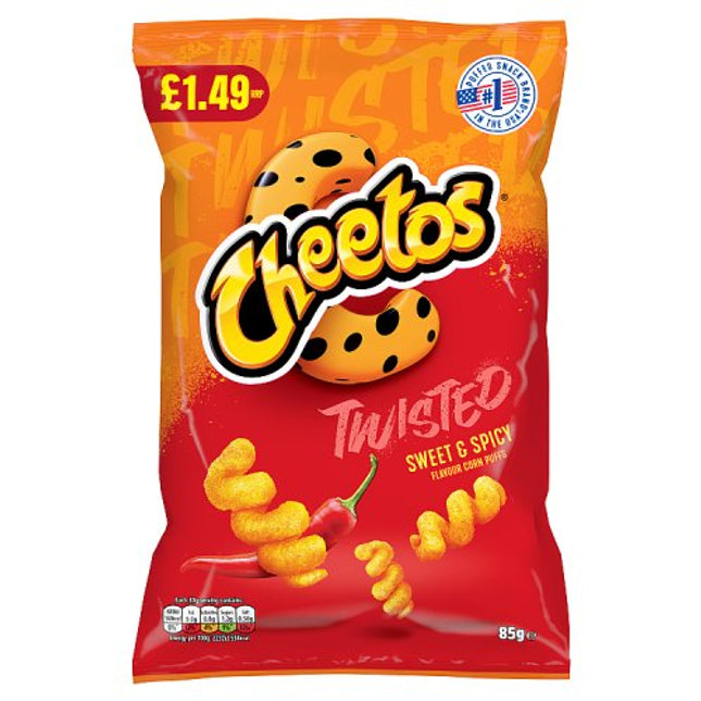 Cheetos Twisted Sweet & Spicy 85g ÂŁ1.49