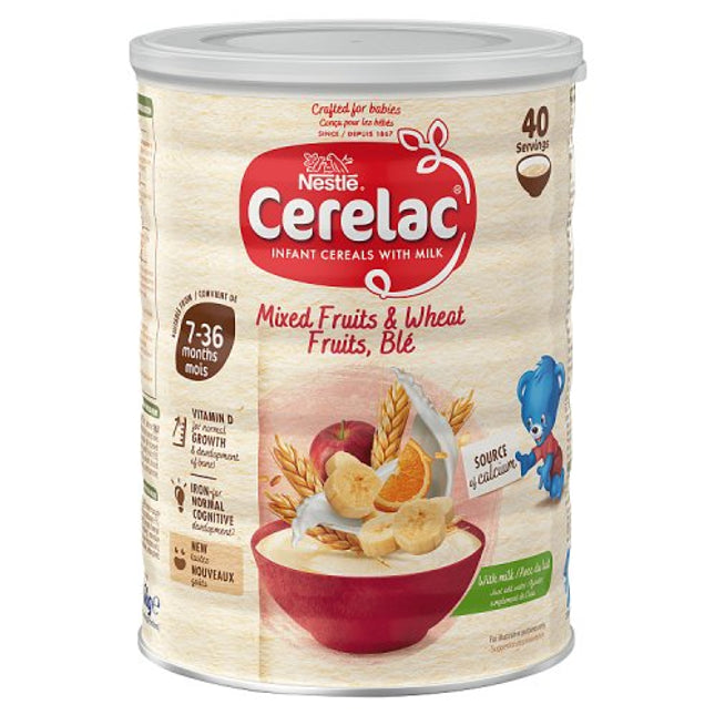 Cerelac Infant Cereals Mixed Fruits & Wheat with Milk 8 Months+ 1kg