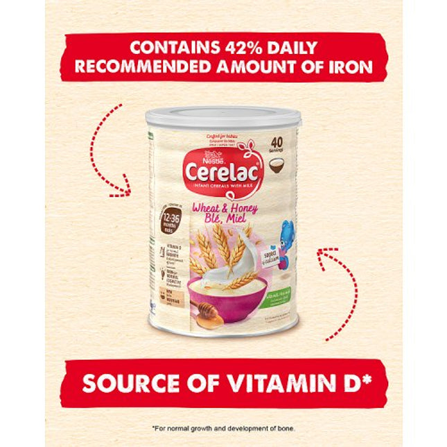 Cerelac Honey & Wheat with Milk from 12 Months 1Kg