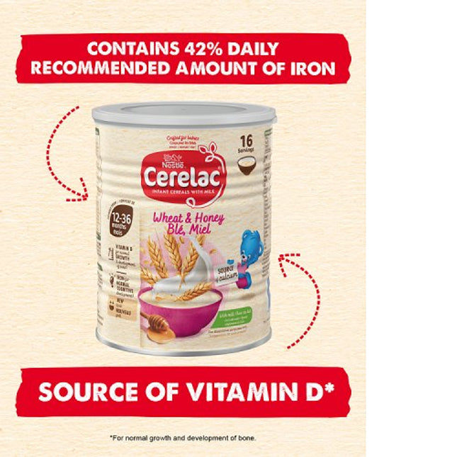 Cerelac Honey & Wheat with Milk from 12 Months 400g
